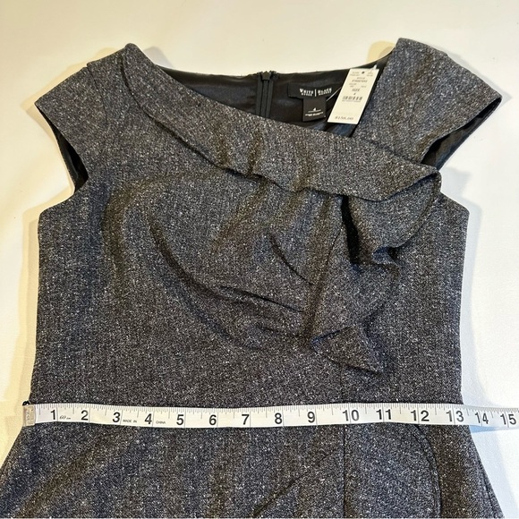 White House Black Market Gray Mini Dress - Picture 4 of 8